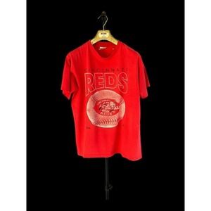Cincinnati Reds 1995 Salem MLB T-Shirt Size Large Vintage Single Stitch